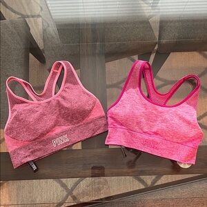 Two Victoria’s Secret PINK Sports Bras- NWOT